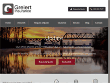 Tablet Screenshot of greiertinsurance.com